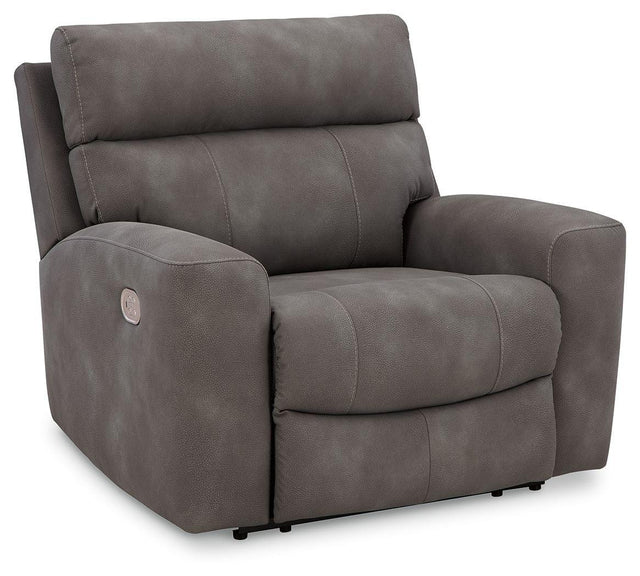 Ashley Next-Gen DuraPella PWR Recliner/ADJ Headrest - Slate