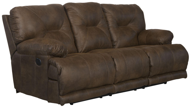 Catnapper Voyager - Power Lay Flat Reclining Sofa - Elk - Fabric