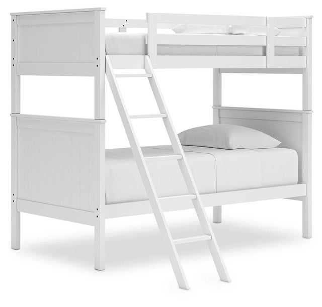 Ashley Nextonfort - White - Twin Over Twin Bunk Bed