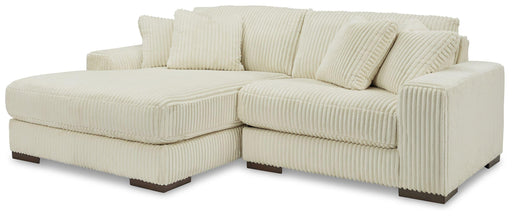 Ashley Lindyn - Ivory - Left Arm Facing Corner Chaise 2 Pc Sectional