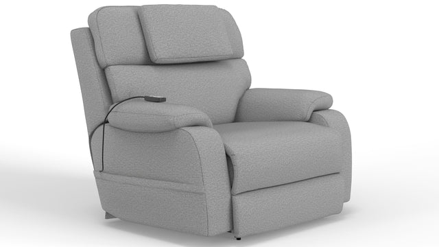 Catnapper Dreamtime - 48" Power Headrest Power Lay Flat Recliner With CR3 Heat/Massage/Zero Gravity - Steel