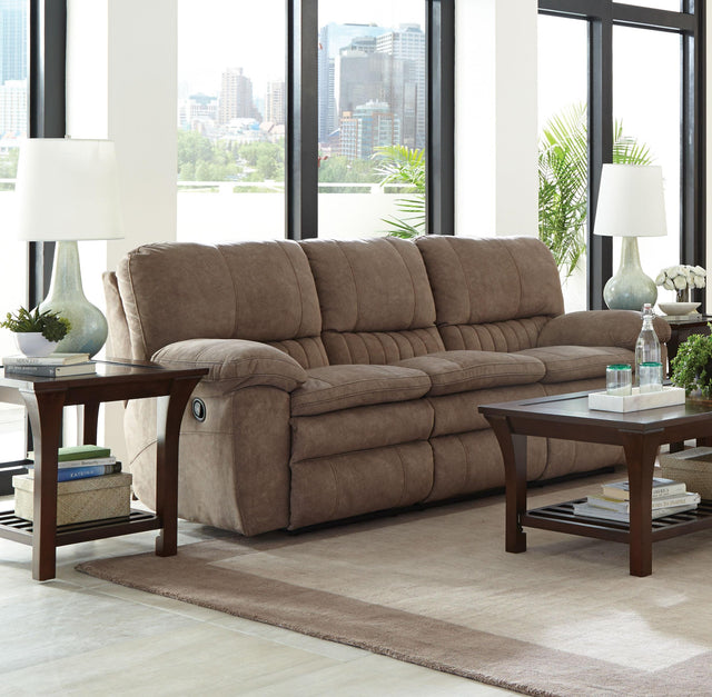 Catnapper Reyes - Lay Flat Reclining Sofa - Portabella