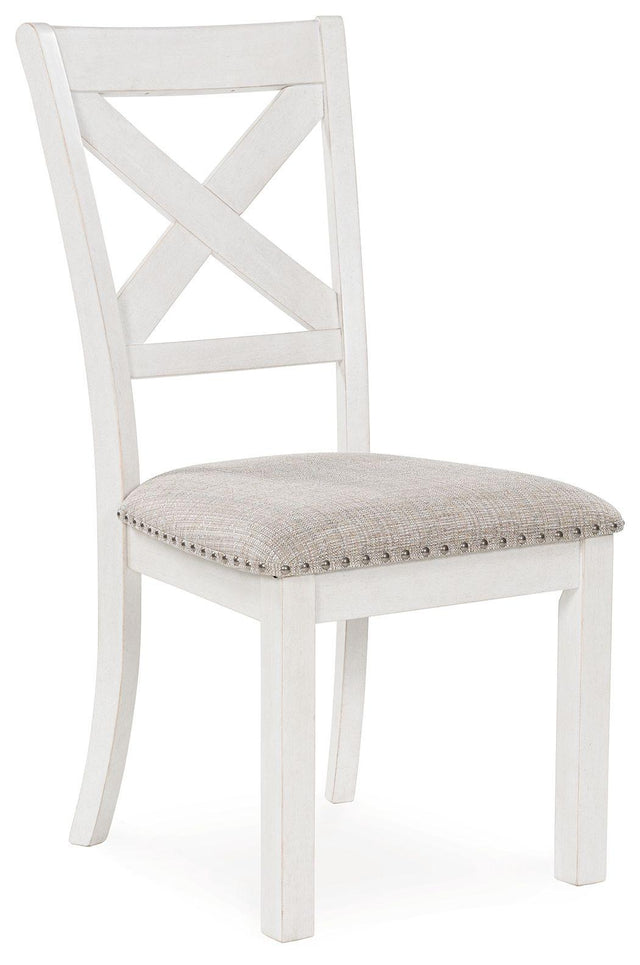 Ashley Robbinsdale Dining UPH Side Chair (2/CN) - Antique White