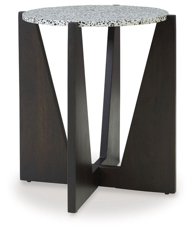 Ashley Tellrich Accent Table - Black/White