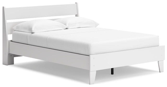 Ashley Socalle - Two-tone - Full Panel Platform Bed