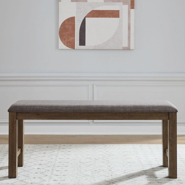 Liberty Furniture Brook Bay - Upholstered Counter Bench - Brown