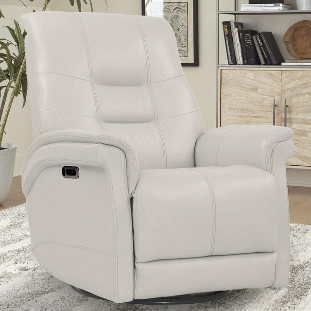 Parker House Carnegie - Powered by Freemotion Power Cordless Swivel Glider Recliner - Verona Ivory