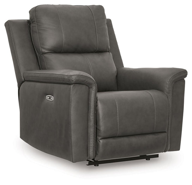 Ashley Bleckley PWR Recliner/ADJ Headrest - Anchor