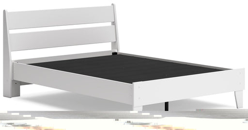 Ashley Socalle - Two-tone - Full Panel Platform Bed