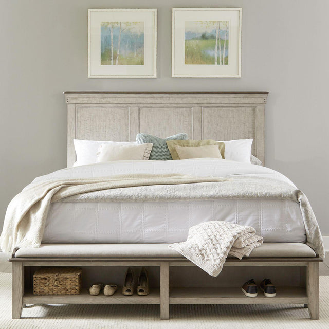 Liberty Furniture Ivy Hollow - California King Storage Bed - White