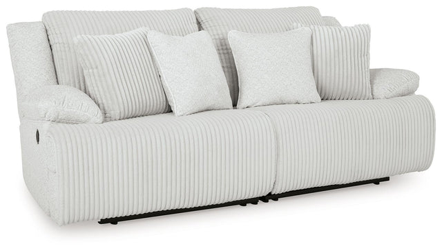 Ashley Top Tier - Alloy - 2-Piece Reclining Sectional Loveseat