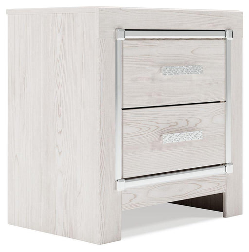 Ashley Altyra Two Drawer Night Stand - White