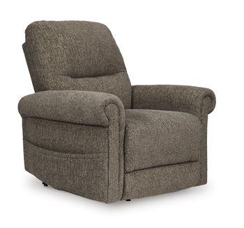 Ashley Aureta Power Lift Recliner - Earth