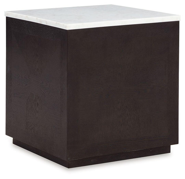 Ashley Henridge Accent Table - Black/White