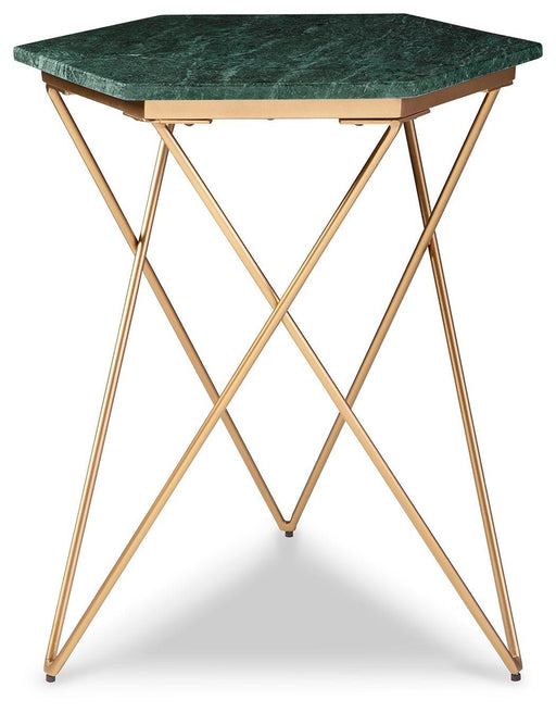 Ashley Engelton Accent Table - Green/Gold