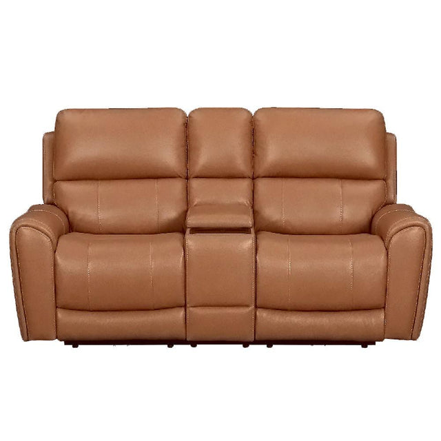 Parker House Hancock - Zero Gravity Power Reclining Console Loveseat P3 - Apple Cider