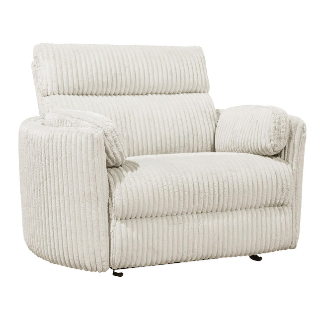 Parker House Radius Xl - Extra Wide Power Glider Recliner - Mega Ivory