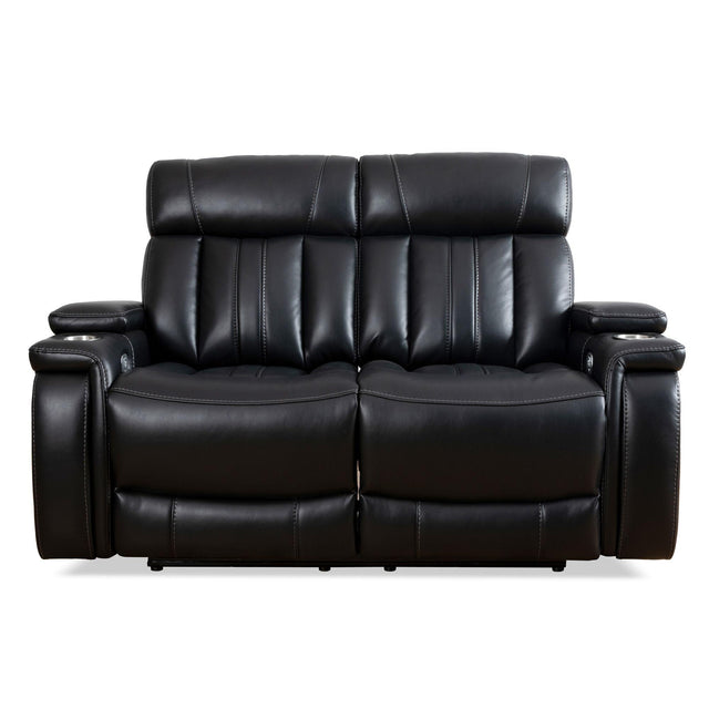 Parker House Royce - Power Loveseat - Midnight