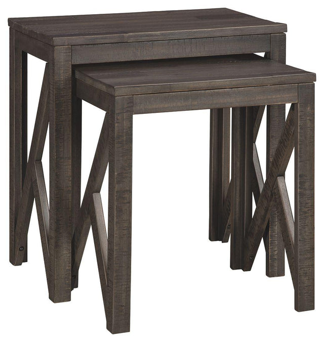 Ashley Emerdale Accent Table Set (2/CN) - Gray