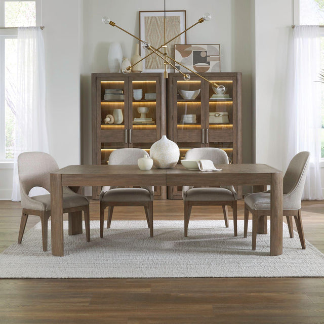 Liberty Furniture South Bend - 5 Piece Rectangular Table Set - Brown
