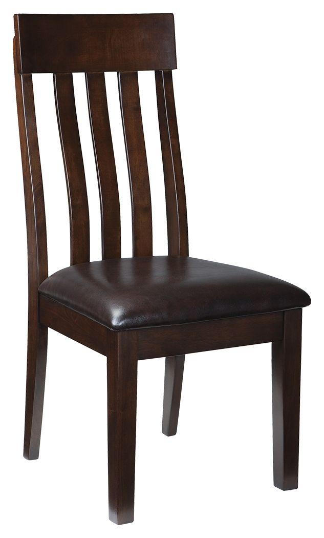 Ashley Haddigan Dining UPH Side Chair (2/CN) - Dark Brown