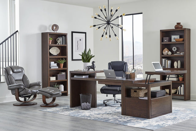 Parker House Elevation - 3 Piece Home Office Set - Warm Elm