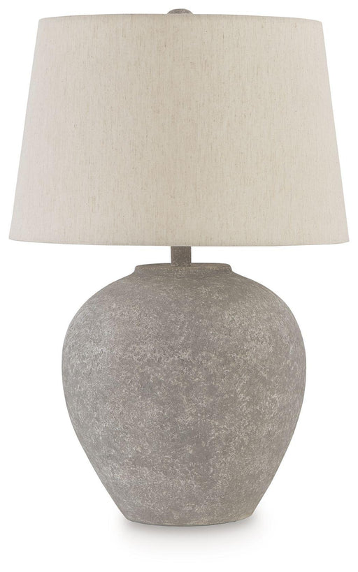 Ashley Dreward Paper Table Lamp (1/CN) - Distressed Gray
