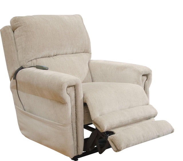 Catnapper Warner - Power Headrest With Lumbar Power Lay Flat Recliner - Putty