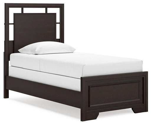 Ashley Covetown - Dark Brown - Twin Panel Bed