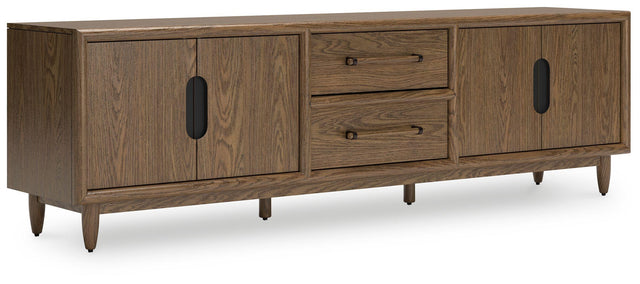 Ashley Roanhowe Extra Large TV Stand - Brown