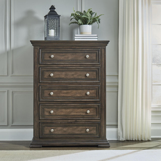 Liberty Furniture Big Valley - 5 Drawer Chest - Light Brown