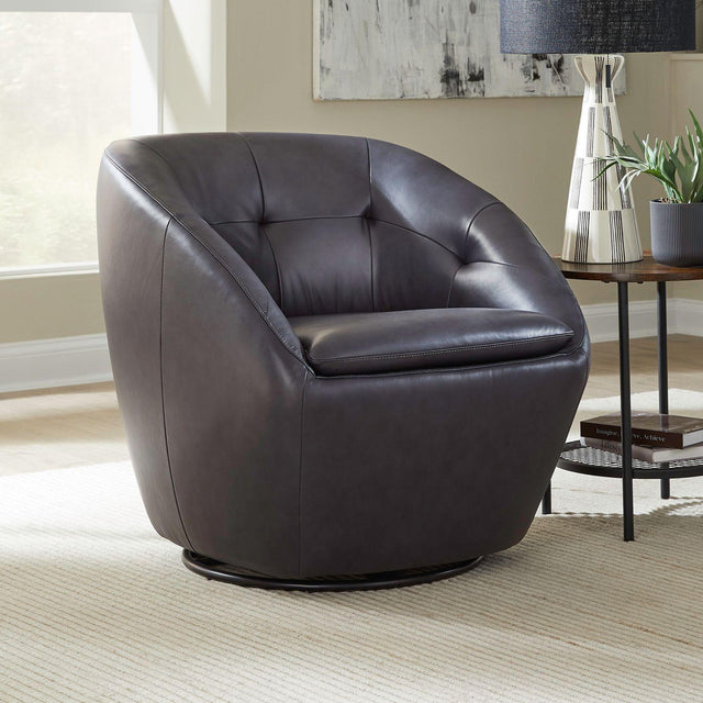 Liberty Furniture Dawson - Swivel Accent Chair - Carmel Slate