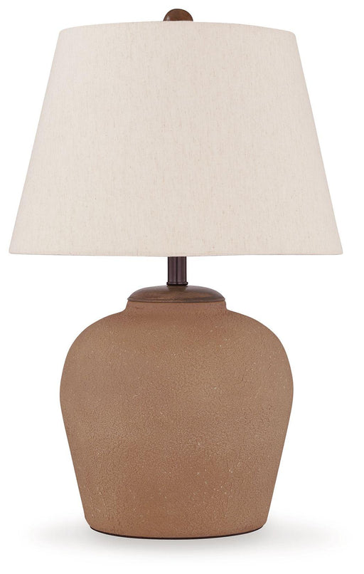 Ashley Scantor Metal Table Lamp (1/CN) - Rust