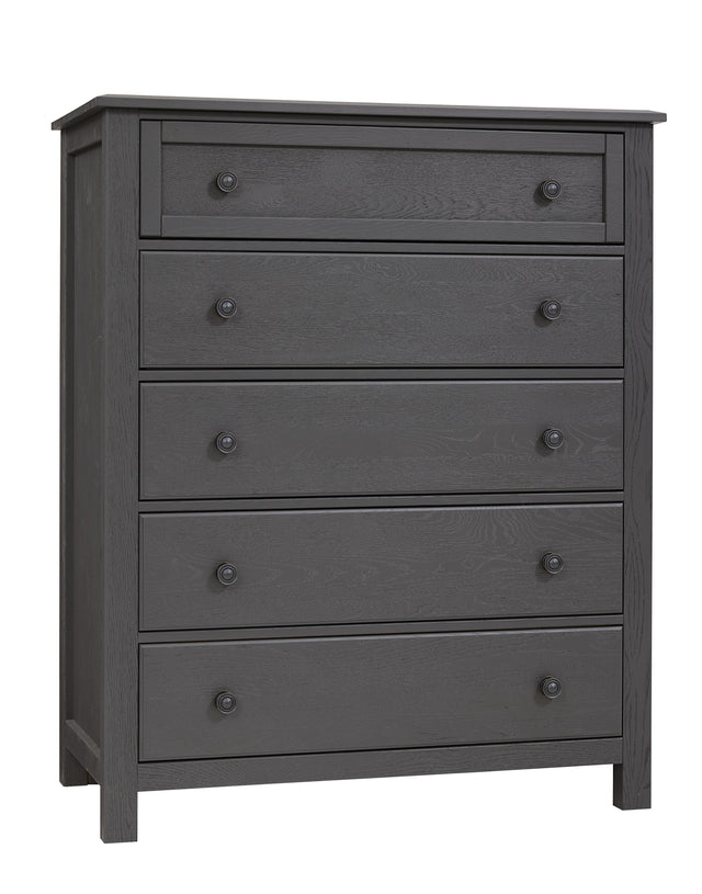 Vaughan-Bassett Custom Express - Chest 5 Drawers - Graphite