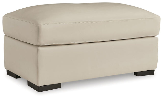 Ashley Treasure Trove Ottoman - Almond