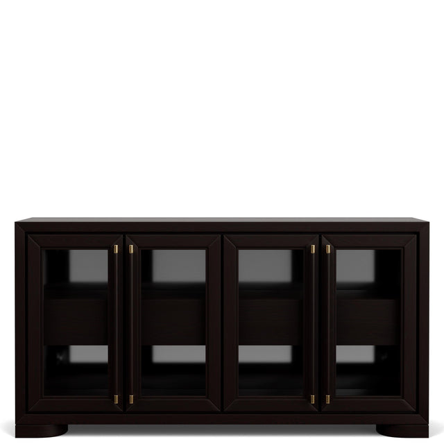 Riverside Furniture Lydia - Display Sideboard - Dark Brown