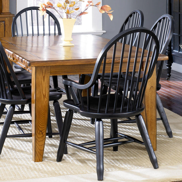 Liberty Furniture Treasures - 5 Piece Dining Room Set - Black