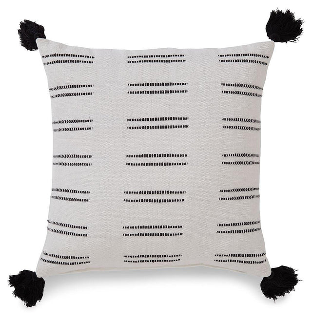 Ashley Mudderly Pillow (4/CS) - Black/White