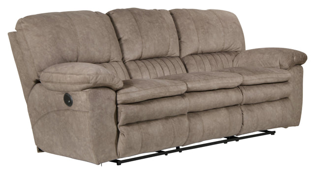 Catnapper Reyes - Power Lay Flat Reclining Sofa - Portabella