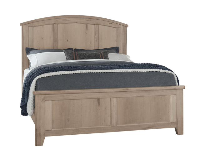 Vaughan-Bassett Woodbridge - King Arch Bed - Clear Maple