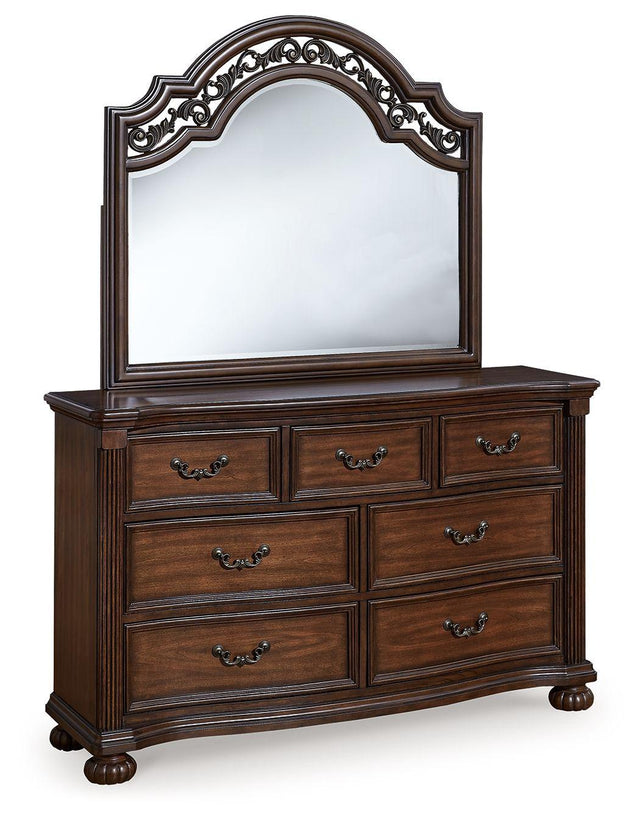 Ashley Lavinton - Brown - Dresser And Mirror