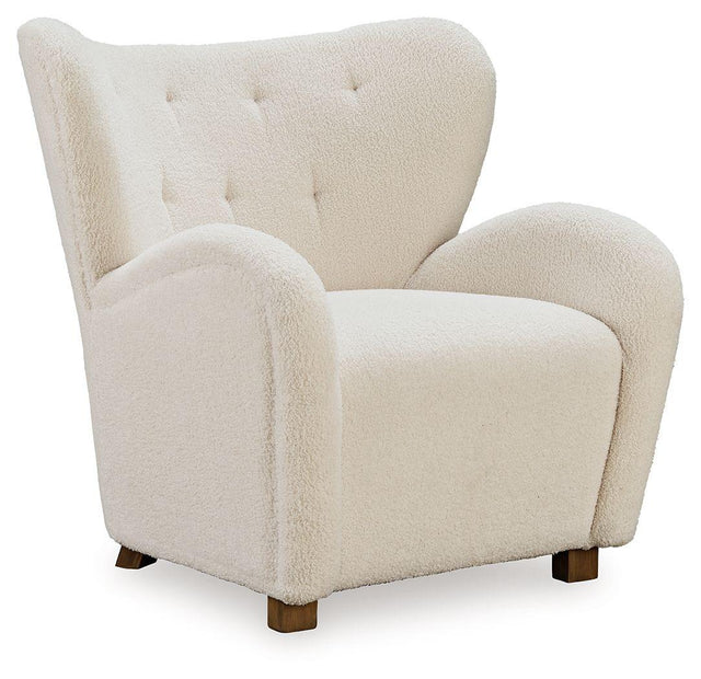 Ashley Larbell Accent Chair - Ecru