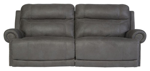 Ashley Austere 2 Seat Reclining Sofa - Gray