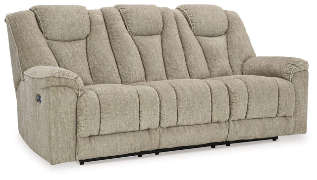 Ashley Hindmarsh PWR REC Sofa with ADJ Headrest - Stone