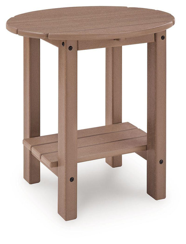 Ashley Grover Beach Oval End Table - Driftwood