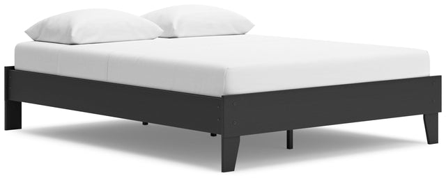 Ashley Socalle Queen Platform Bed - Black