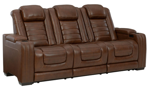Ashley Backtrack PWR REC Sofa with ADJ Headrest - Chocolate