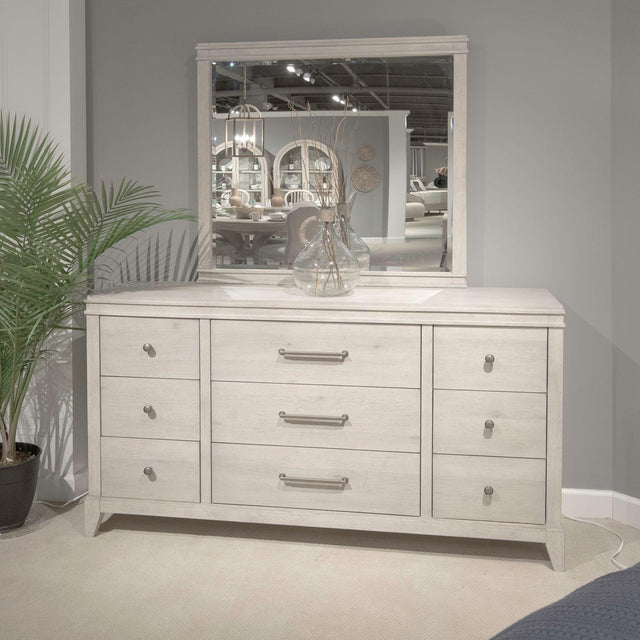 Liberty Furniture New Haven - Dresser & Mirror - White