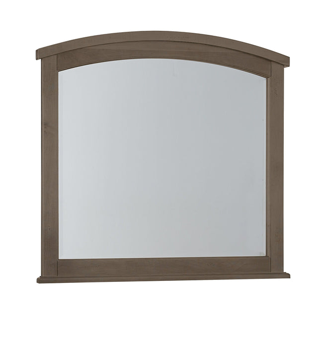 Vaughan-Bassett Woodbridge - Arched Mirror With Beveled Glass - Dark Cashmere