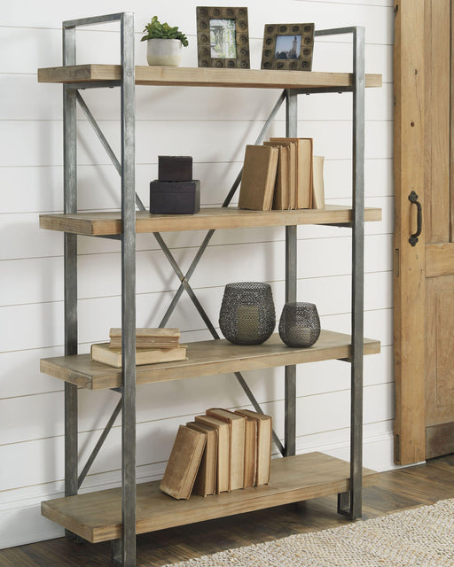 Ashley Forestmin Bookcase - Brown/Black